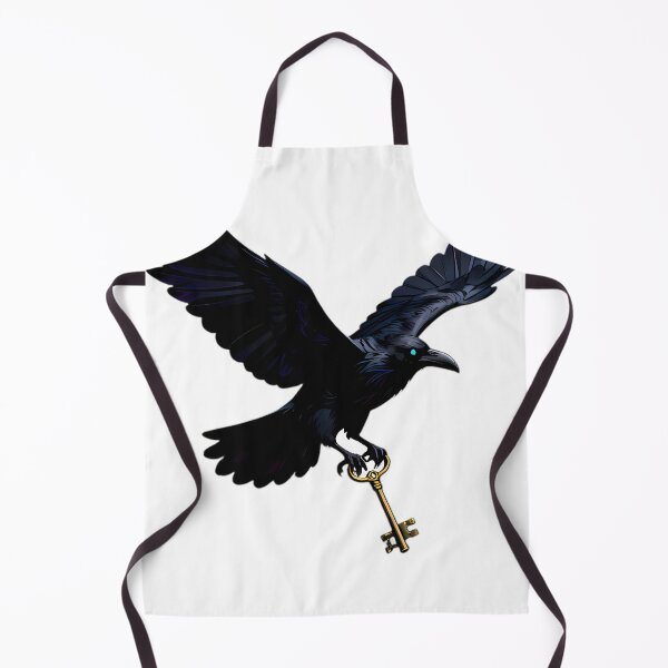 Item preview, Gothic Phantom Raven Flying Manor Key designed and sold by IllumeInk.