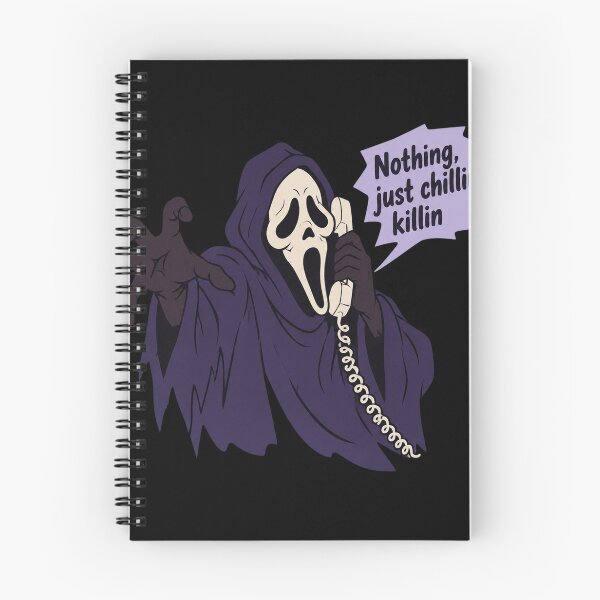 Item preview, Ghostface Just Chillin Killin Retro Ghost Humor designed and sold by Bandnarelle.