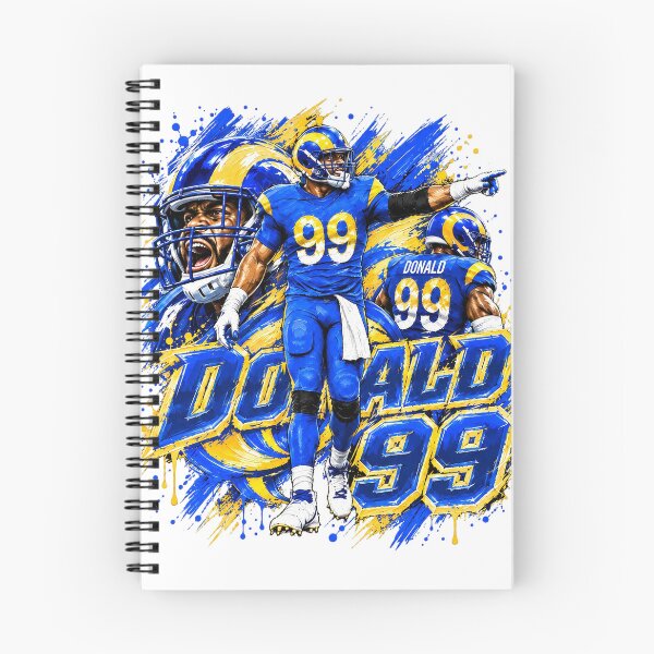 Item preview, Aaron-Donald 99 Los Angeles Football Graphic Art designed and sold by YAWO-PAE.