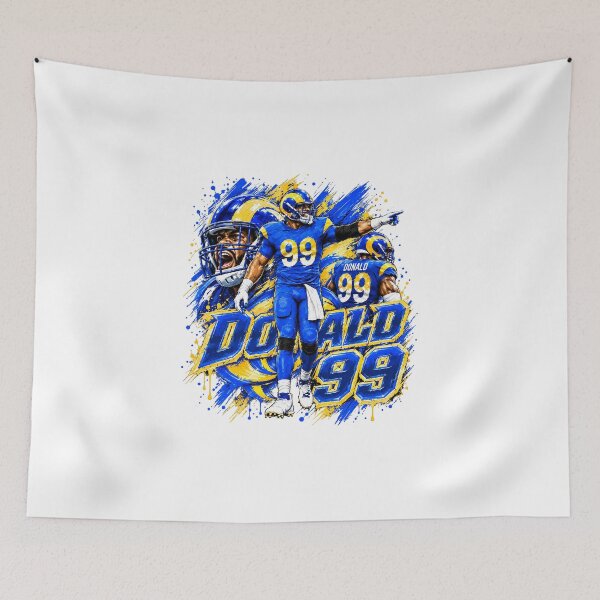 Item preview, Aaron-Donald 99 Los Angeles Football Graphic Art designed and sold by YAWO-PAE.