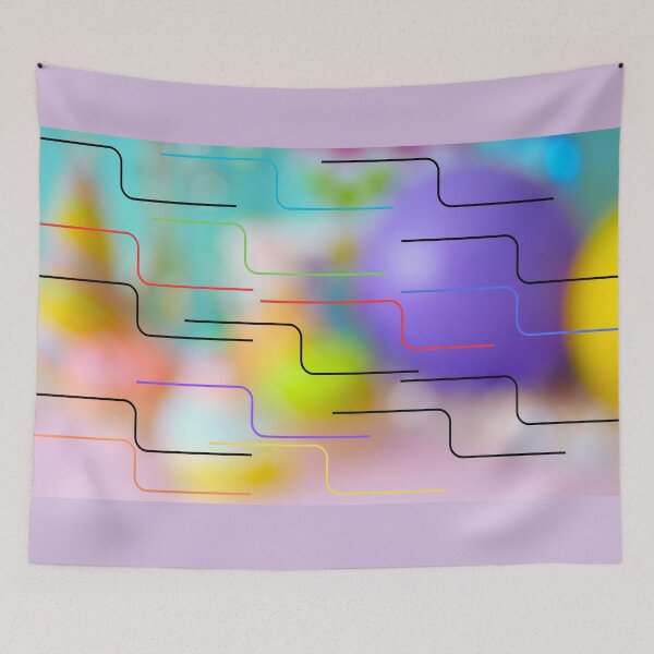 Item preview, Abstract Design in Joyful Colors designed and sold by StylishDecor.