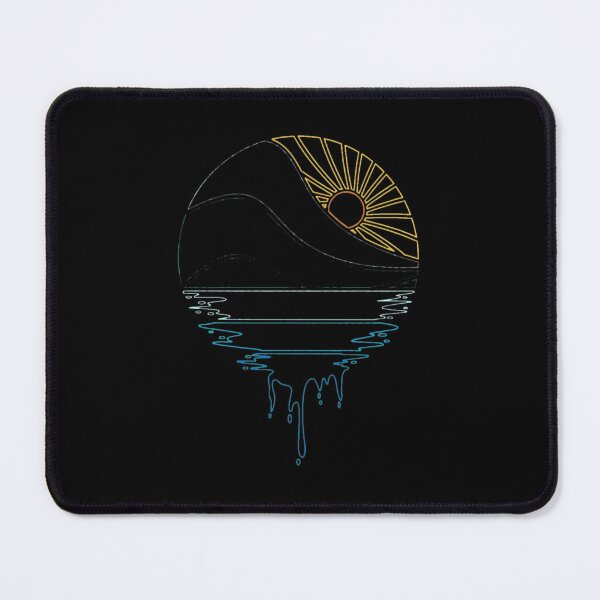 Item preview, Circular Mountain Sun Water Reflection Art designed and sold by lasopent.