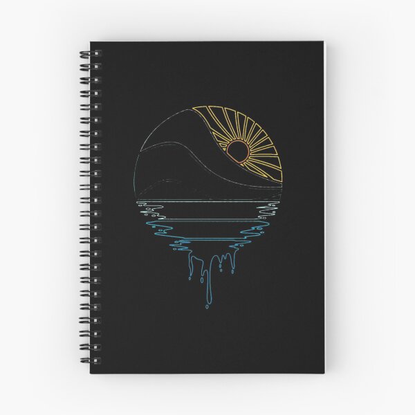 Item preview, Circular Mountain Sun Water Reflection Art designed and sold by lasopent.