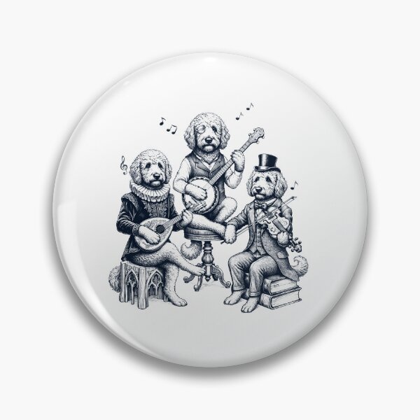 Item preview, Vintage Goldendoodle Music Instrument Dog Lover designed and sold by dian-rody-crest.