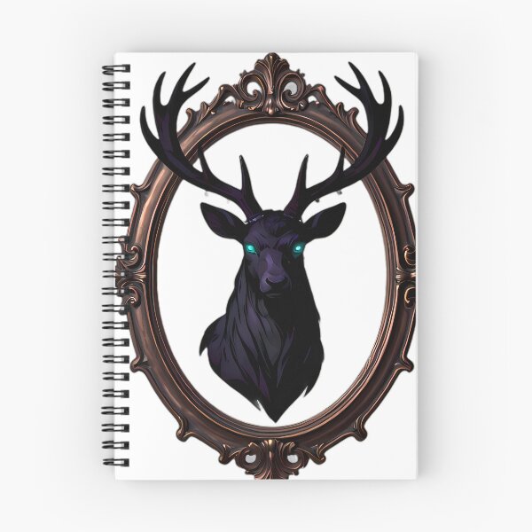 Item preview, Gothic Phantom Moonlit Stag Manor Mirror designed and sold by IllumeInk.