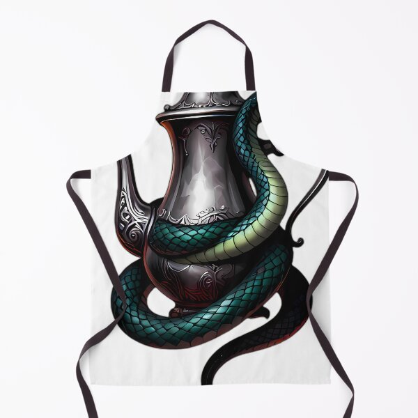 Item preview, Gothic Spectral Serpent Silver Manor Kettle designed and sold by IllumeInk.