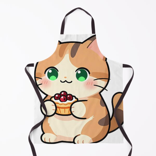 Item preview, Cute Calico Kitten with Lattice Cranberry Tart Thanksgiving designed and sold by pumsquare.