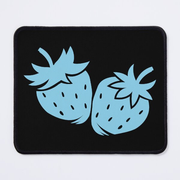 Item preview, Sky Blue Strawberry Pair Fruit Design designed and sold by pattern-archive.