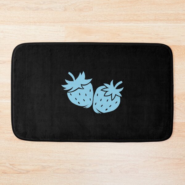 Item preview, Sky Blue Strawberry Pair Fruit Design designed and sold by pattern-archive.