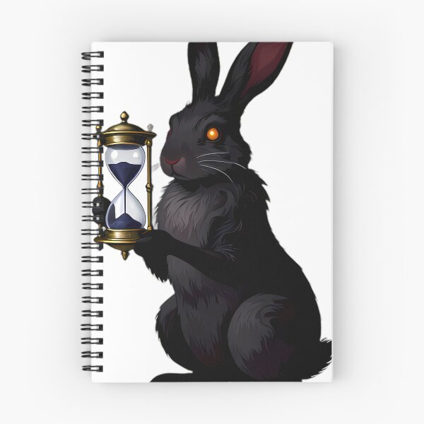 Item preview, Gothic Phantom Hare Brass Hourglass designed and sold by IllumeInk.