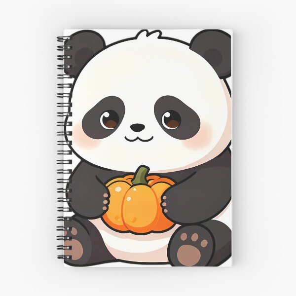 Item preview, Cute Baby Panda with Roasted Pumpkin Bowl Thanksgiving designed and sold by pumsquare.