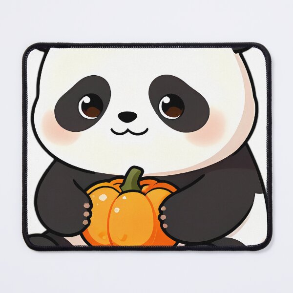 Item preview, Cute Baby Panda with Roasted Pumpkin Bowl Thanksgiving designed and sold by pumsquare.
