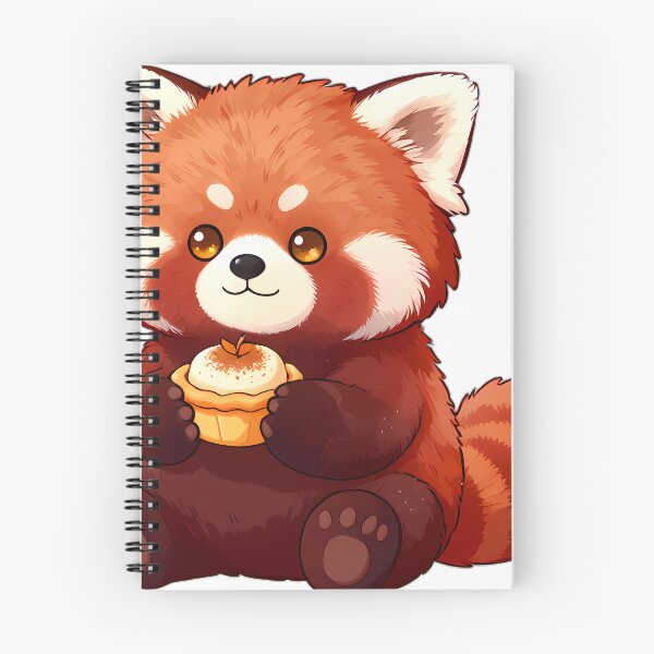 Item preview, Cute Red Panda with Spiced Apple Tart Thanksgiving designed and sold by pumsquare.