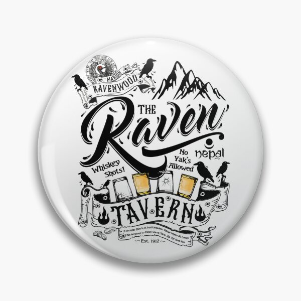 Item preview, Tavern Shot Glasses Scroll Crest designed and sold by AlicVhan.
