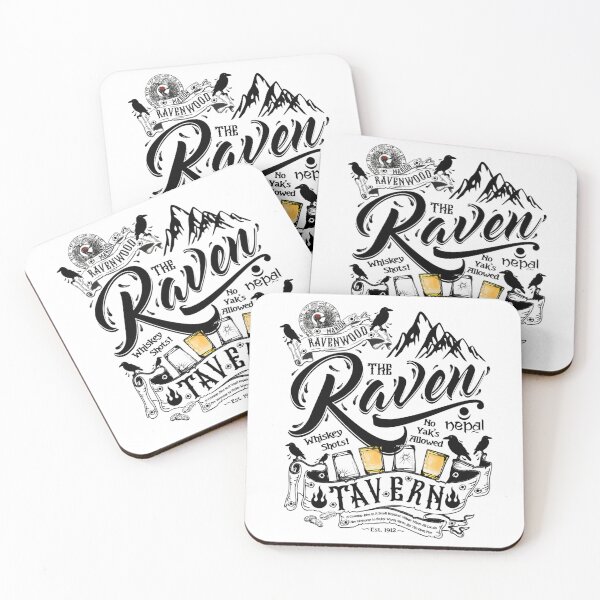 Item preview, Tavern Shot Glasses Scroll Crest designed and sold by AlicVhan.