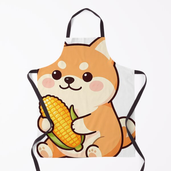 Item preview, Cute Shiba Inu with Baked Sweet Corn Thanksgiving Feast designed and sold by pumsquare.