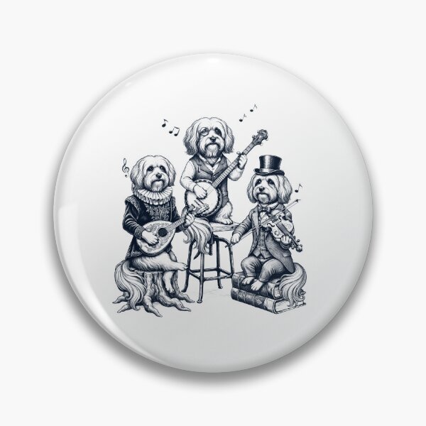 Item preview, Vintage Havanese Music Instrument Dog Lover designed and sold by dian-rody-crest.