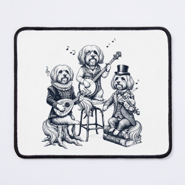 Item preview, Vintage Havanese Music Instrument Dog Lover designed and sold by dian-rody-crest.