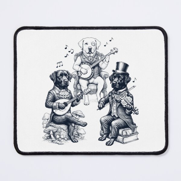 Item preview, Vintage Labrador Retriever Music Instrument Dog Lover designed and sold by dian-rody-crest.