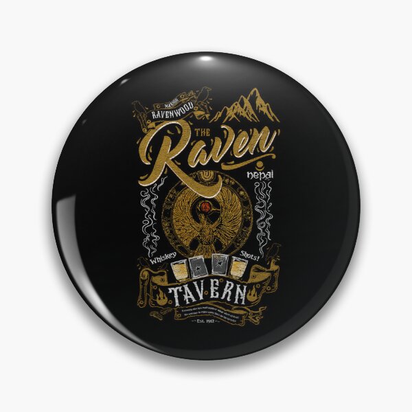 Item preview, Raven Tavern Nepal Bar Whiskey Shots Marion Ravenwood 1912 designed and sold by MatthHowell.