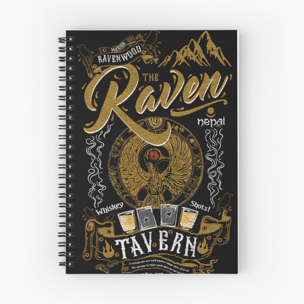 Item preview, Raven Tavern Nepal Bar Whiskey Shots Marion Ravenwood 1912 designed and sold by MatthHowell.