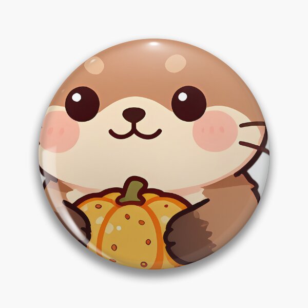 Item preview, Cute Baby Ferret with Pumpkin Bread Loaf Thanksgiving designed and sold by pumsquare.