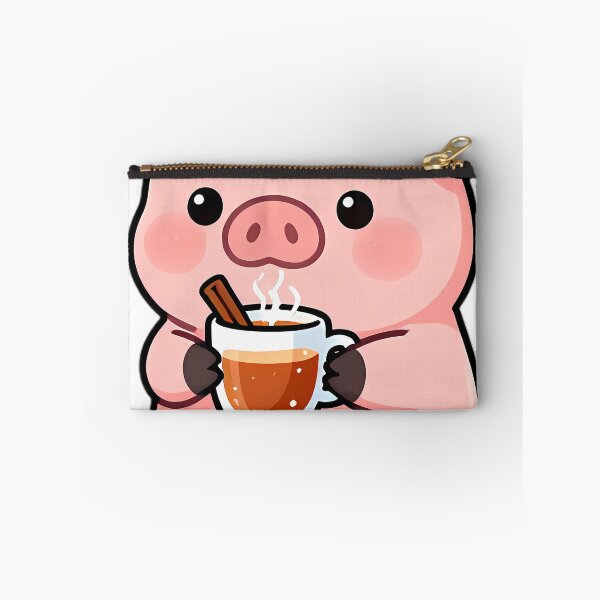 Item preview, Cute Baby Piglet with Spiced Apple Cider Thanksgiving designed and sold by pumsquare.