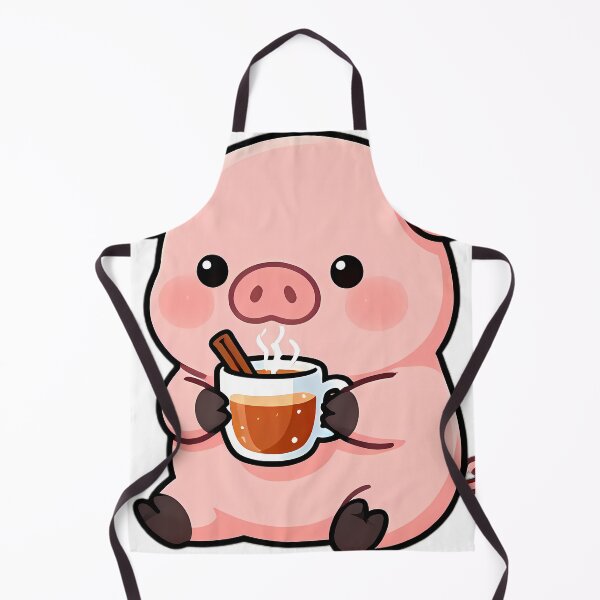 Item preview, Cute Baby Piglet with Spiced Apple Cider Thanksgiving designed and sold by pumsquare.