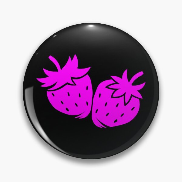 Item preview, Magenta Strawberry Pair Fruit Design designed and sold by pattern-archive.