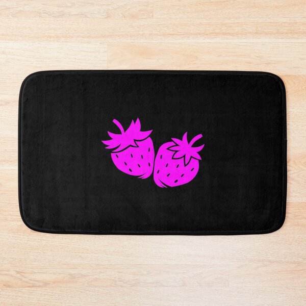 Item preview, Magenta Strawberry Pair Fruit Design designed and sold by pattern-archive.