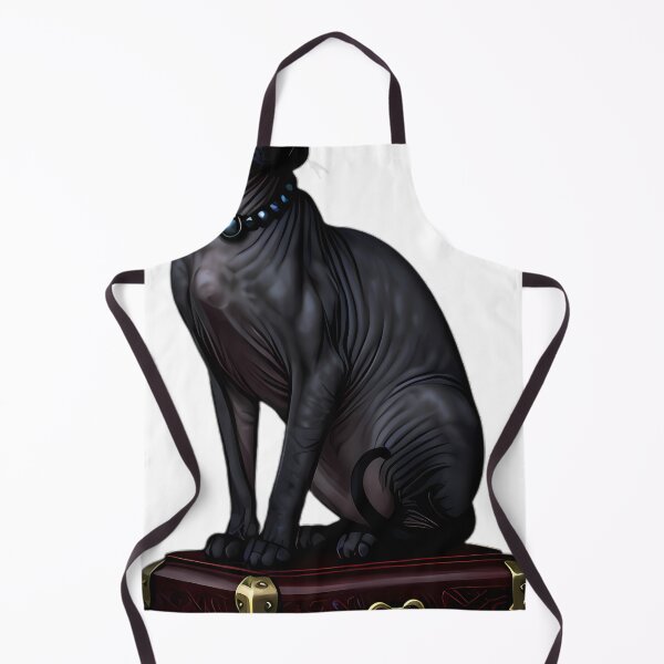 Item preview, Gothic Spectral Sphynx Cat Mahogany Box designed and sold by IllumeInk.