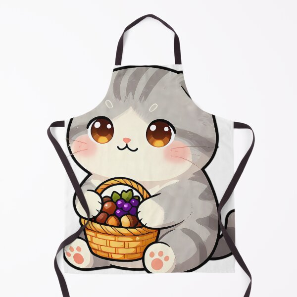 Item preview, Cute Scottish Fold Kitten with Harvest Cornucopia Thanksgiving designed and sold by pumsquare.