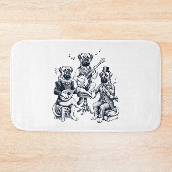 Item preview, Vintage Mastiff Music Instrument Dog Lover designed and sold by dian-rody-crest.
