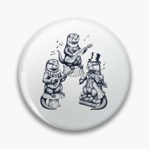 Item preview, Vintage Otter Music Instrument Animal Lover designed and sold by dian-rody-crest.