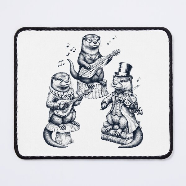 Item preview, Vintage Otter Music Instrument Animal Lover designed and sold by dian-rody-crest.