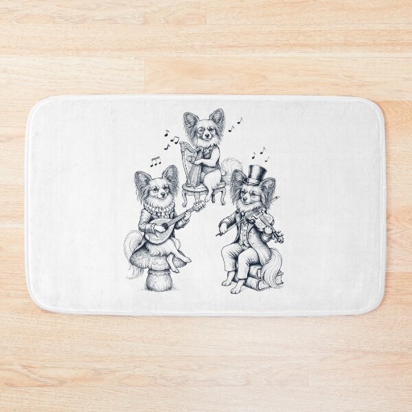Item preview, Vintage Papillon Music Instrument Dog Lover designed and sold by dian-rody-crest.