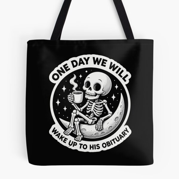 Item preview, One Day We Will Wake Up To His Obituary Retro designed and sold by BarnettemarArts.