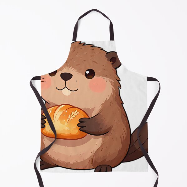 Item preview, Cute Baby Beaver with Harvest Wheat Loaf Thanksgiving designed and sold by pumsquare.