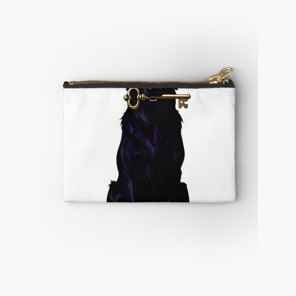 Item preview, Gothic Spectral Black Lab Antique Skeleton Key designed and sold by IllumeInk.