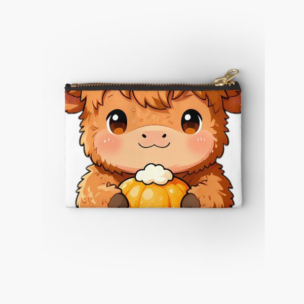 Item preview, Cute Highland Cow Calf with Pumpkin Pie Thanksgiving designed and sold by pumsquare.