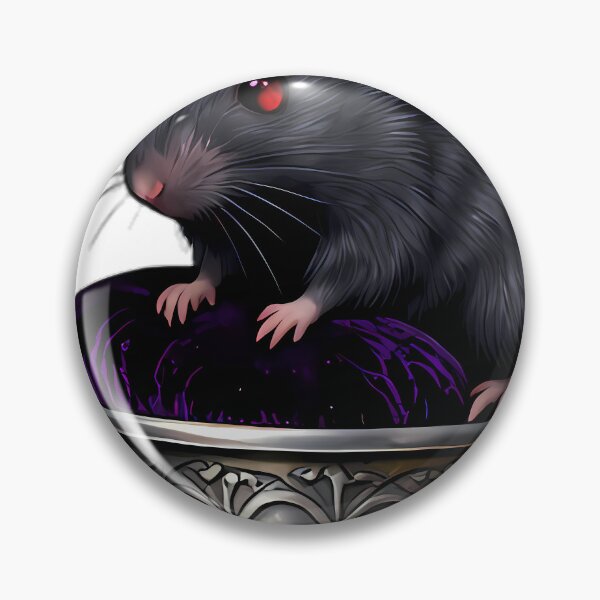 Item preview, Gothic Spectral Manor Mouse Silver Thimble designed and sold by IllumeInk.