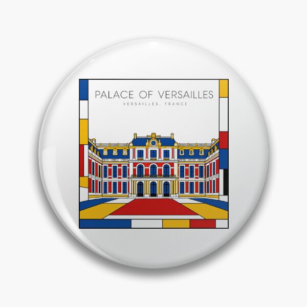Item preview, Palace of Versailles Versailles Mondrian Style 3D Poster designed and sold by CMYKStudio.