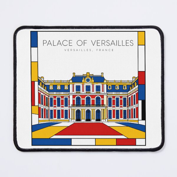 Item preview, Palace of Versailles Versailles Mondrian Style 3D Poster designed and sold by CMYKStudio.