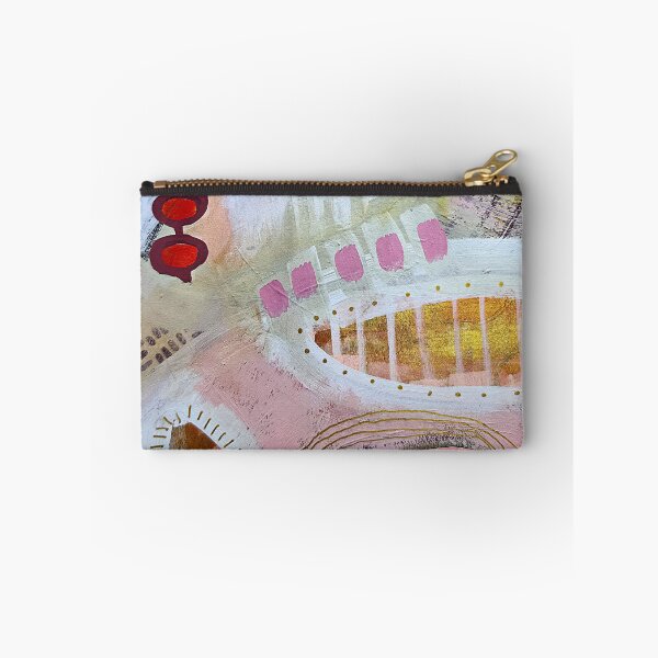Item preview, Earthy Abstract in Coral, Pink, Beige and Gold - Breath Beneath the Colours designed and sold by NathalieLeRiche.