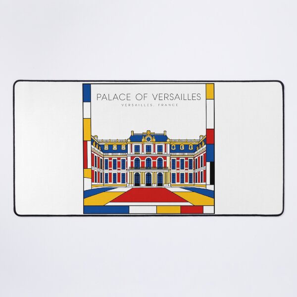 Item preview, Palace of Versailles Versailles Mondrian Style 3D Poster designed and sold by CMYKStudio.