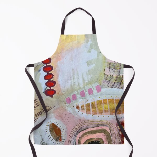 Item preview, Earthy Abstract in Coral, Pink, Beige and Gold - Breath Beneath the Colours designed and sold by NathalieLeRiche.