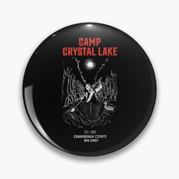 Item preview, Camp Crystal Lake Cunningham County New Jersey Horror Lake designed and sold by MatthHowell.