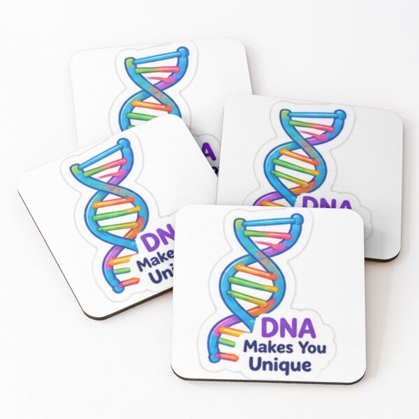 Item preview, Cute DNA Makes You Unique Science Sticker designed and sold by LearnFunStore.
