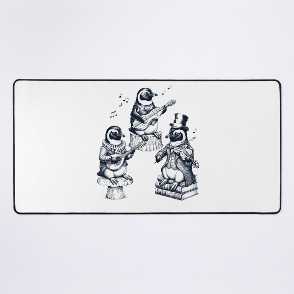 Item preview, Vintage Penguin Music Instrument Animal Lover designed and sold by dian-rody-crest.