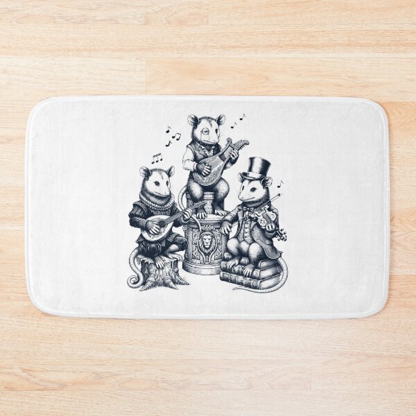 Item preview, Vintage Possum Music Instrument Animal Lover designed and sold by dian-rody-crest.